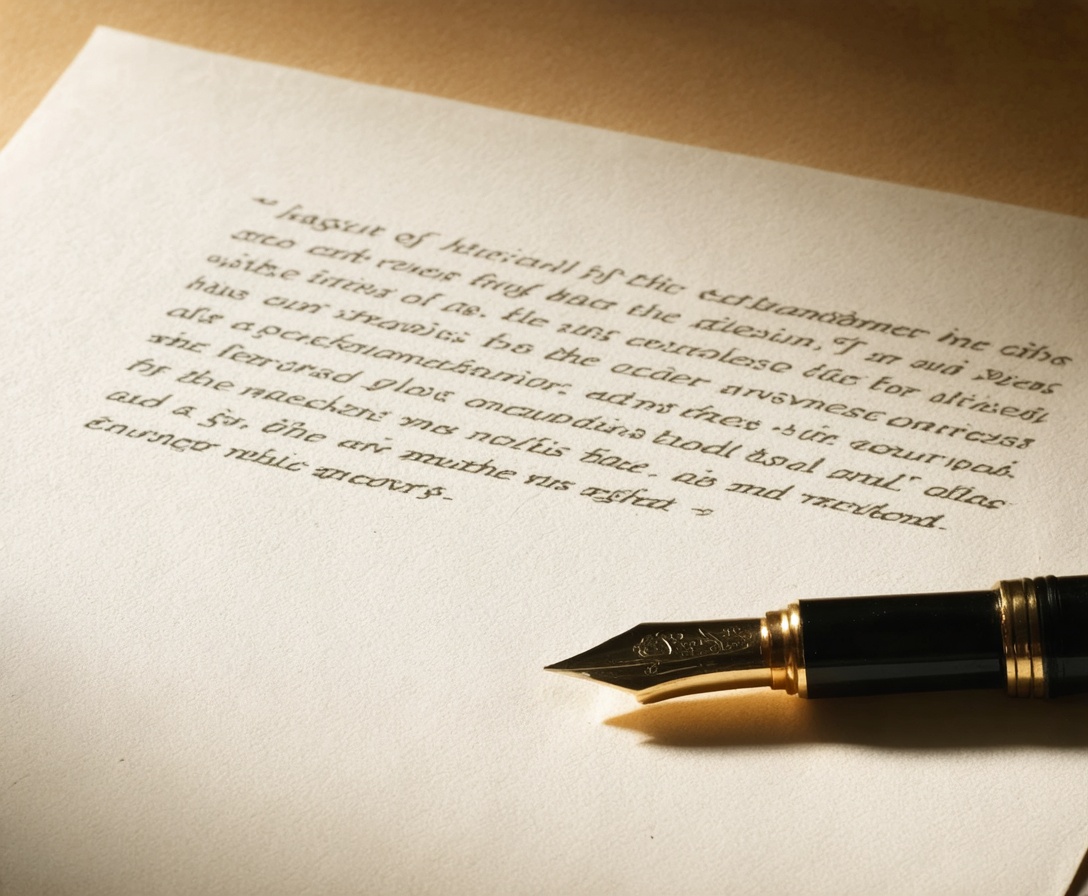 Juristische Dokumente und Schreibfeder